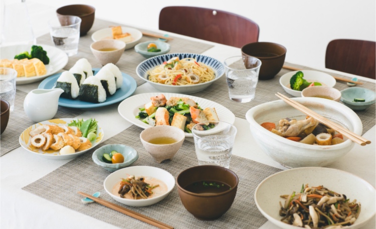 栄養たっぷりの食卓