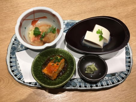 懐石料理の八寸