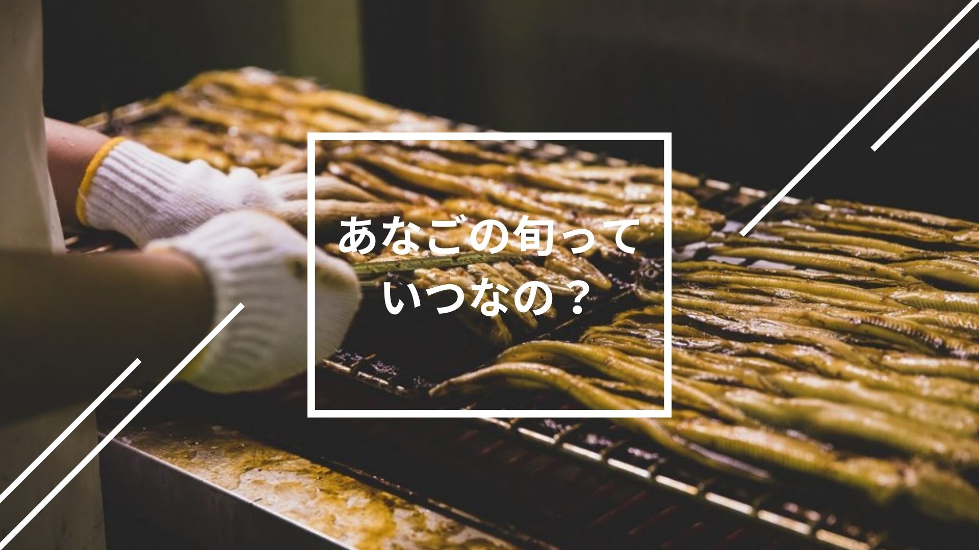 ながら聞き用：あなごの旬っていつ？